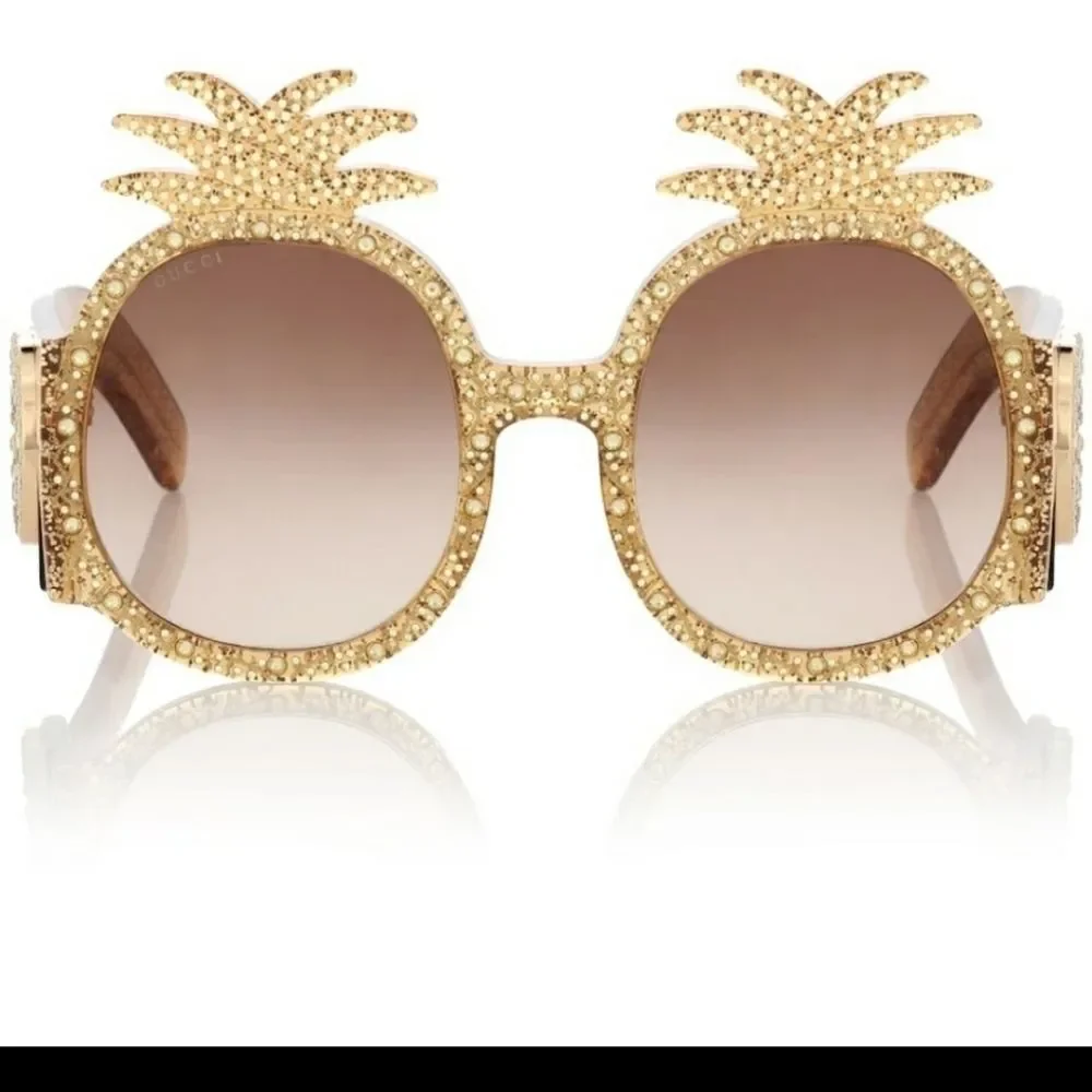 Gucci Rare Hollywood Forever limited edition pineapple ๐ sunglasses ๐ถ - Picture 4 of 11
